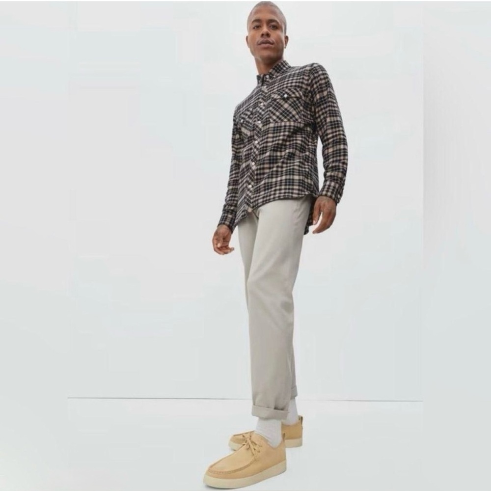 Everlane Men’s The Desert Shoe, Pebble Suede‎ Lace Up in Sand Tan NEW in Box